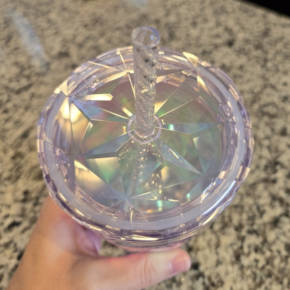 CLEARANCE NWT Starbucks Diamond Prism 2023 Holiday Tumbler with Lid and Straw - Picture 5 of 5